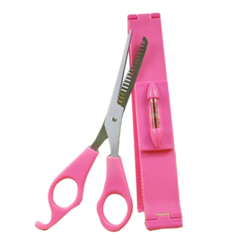 Ruler and Scissors DIY парикмахер моделирование стиль инструмент взрыва чистый артефакт косой бахрома V9-Drop - Цвет: Ruler and Scissors
