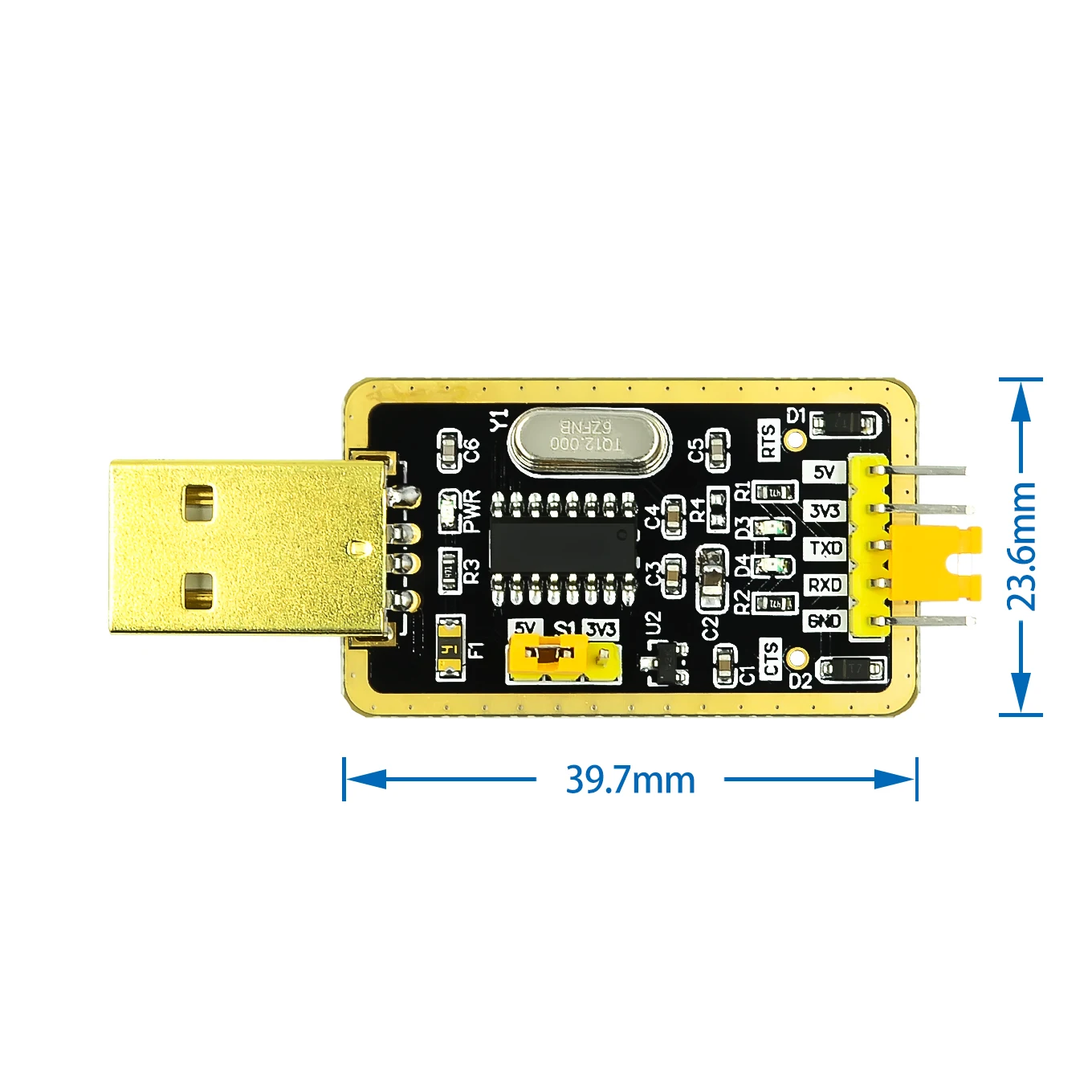 CH340 модуль вместо PL2303 CH340G RS232 к ttl модуль обновления USB к последовательному порту в девять щеток для arduino Diy Kit