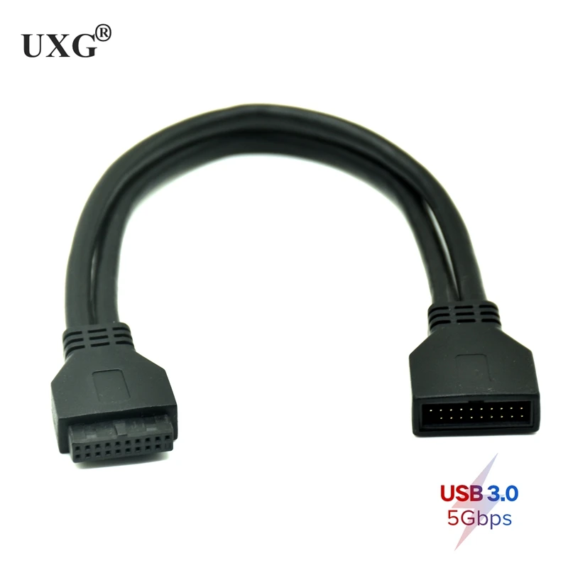 Enhance Connectivity with USB 3.0 Motherboard Extension Cable – 20cm/50CM Double Female-to-Female Connector for Effortless Expansion! Description Image.This Product Can Be Found With The Tag Names Usb 30 female motherboard 20pin header cable, Usb 30 motherboard 20 pin male female adapter extension cable