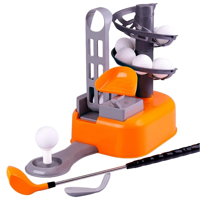 

Golf Toys Set Golf Ball Game Sports Gaming Clubs Learning Active Early Educational Outdoors Exercise Toy (Color May Vary)