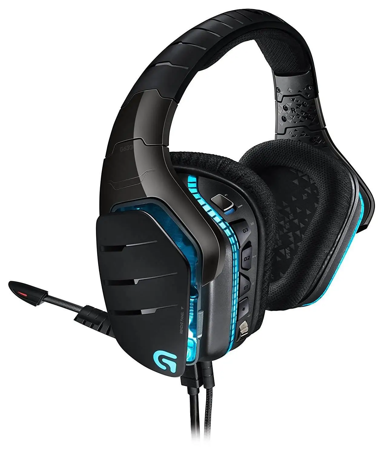 Бывшая в употреблении игровая гарнитура Logitech G933 с объемным звуком 7 1 бесплатная