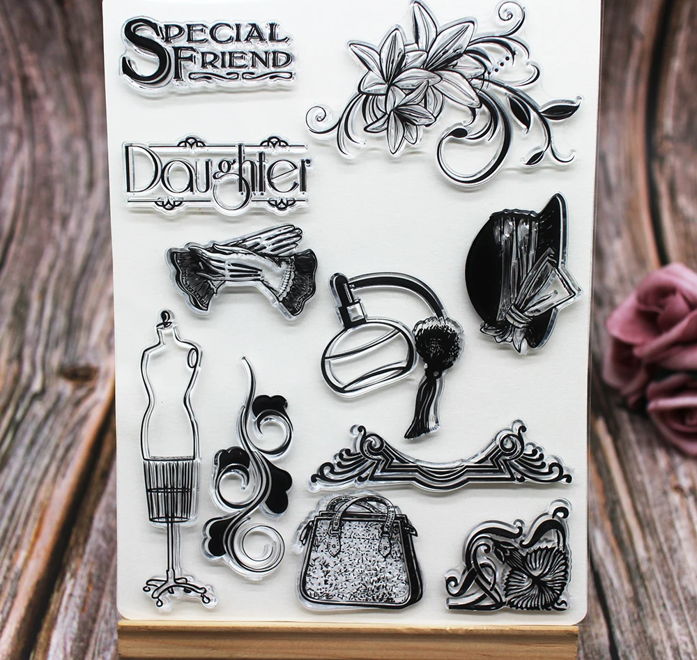 New Transparent Clear Stamp/Seal for DIY scrapbooking photo/album craft Decorative Special day/Birthday clear stamp