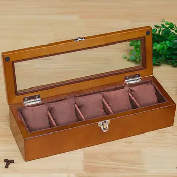 

Solid Wood Watch Box Chinese Style Retro Ornament Storage Wooden Box Creative Storage Wooden Box Watch