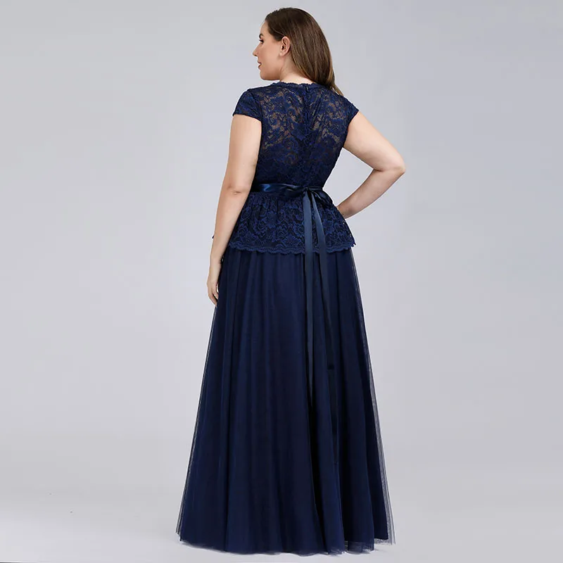 Вечернее платье элегантное платье в морском стиле Голубое Кружевное с аппликацией; трапециевидные элегантные с бантом на ремешке; женская обувь Вечеринка платья