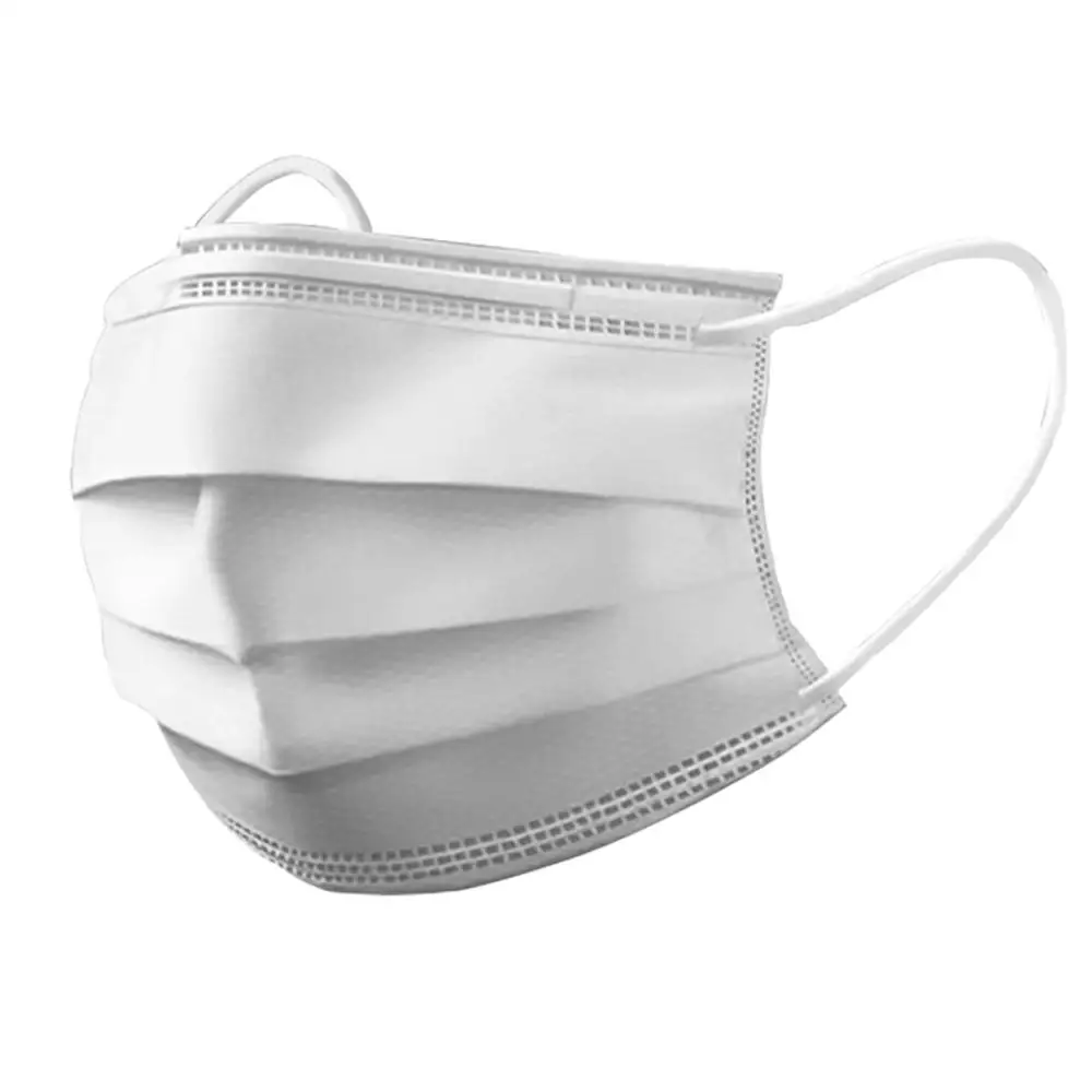 

White mask Coronavirus mouth face Mask pm2.5 Disposable Non-Woven Mask Protection masque Three-layer Filter Anti-dust Mouth Unis