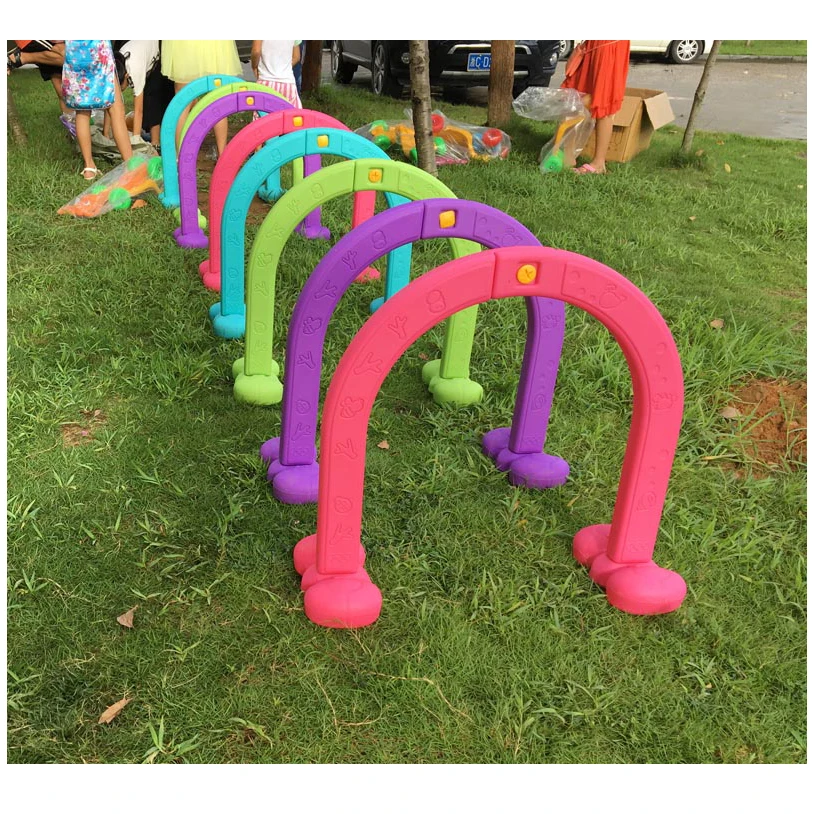 

Kindergarten Plastic Hole Drilling Circle Children Feeling Physical Training Equipment Hurdle