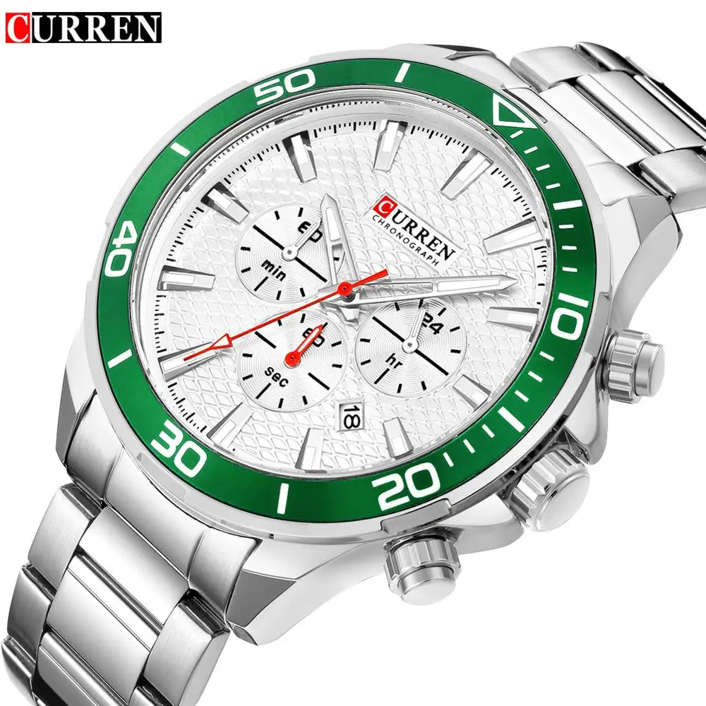 

2018 Top Brand Luxury Watch CURREN 8309 New Fashion&Casual Simple Men Business Watches Classic Dial Stainless Steel Quartz Watch