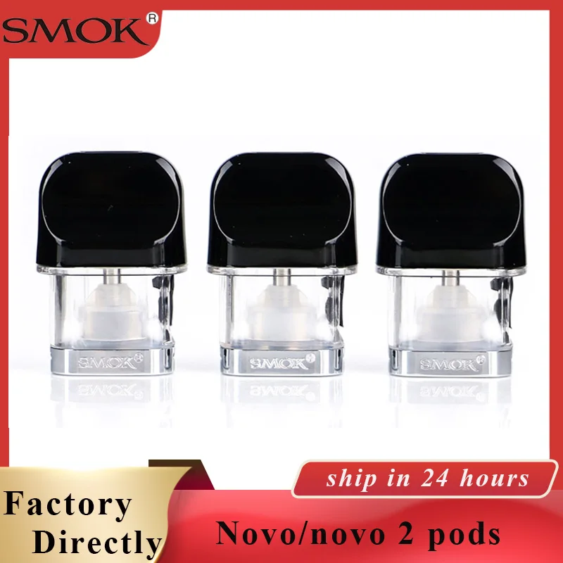 Атомайзер для электронной сигареты SMOK Novo Pods емкость 2 мл подходит набора 6 шт. |