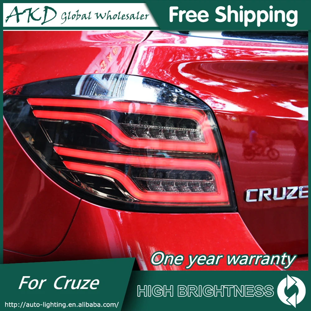 АКД стайлинга автомобилей для Chevrolet Cruze хвост светильник s ЛЮК обратно