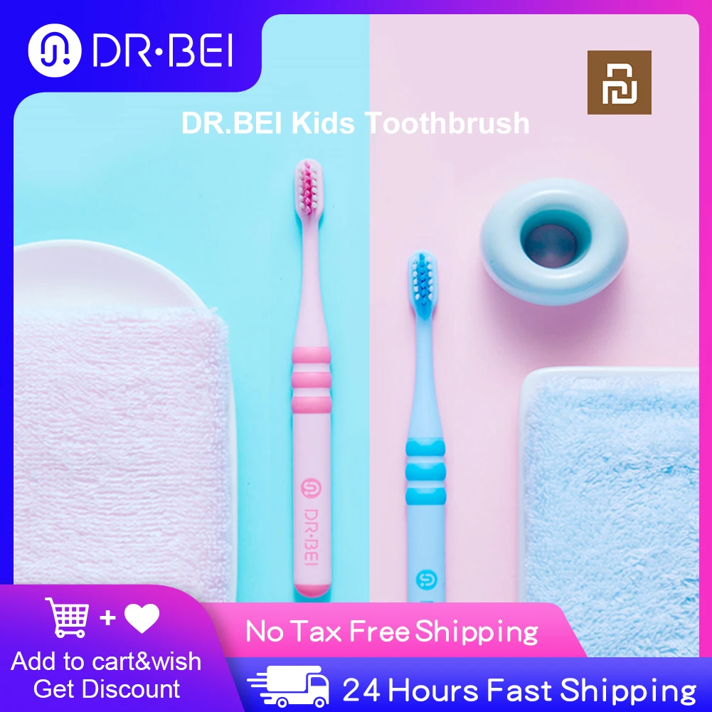 DR·BEI Kids Tooth Mini Brush Deep Clean Soft Sandwish bedded Texture