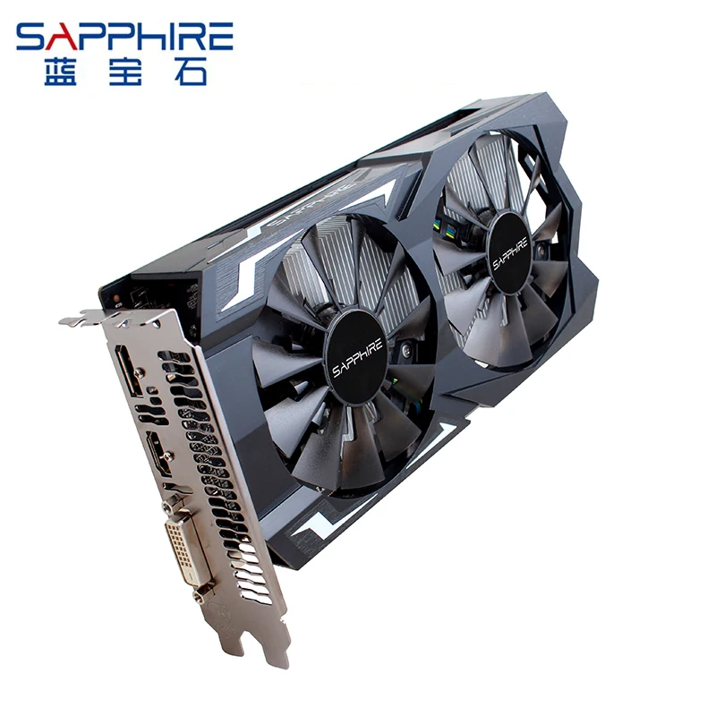 Видеокарта SAPPHIRE AMD Radeon RX 560, 4 Гб, 128 бит, GDDR5, PCI, настольная, RX560, видеокарта для ПК, игр, б/у, для геймеров