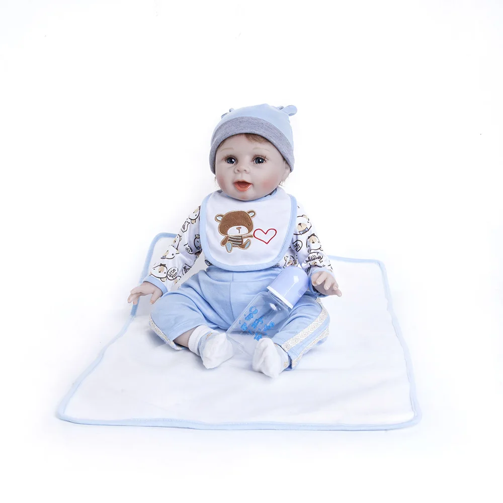 Pickwoo 2" 50 см bebes кукла-реборн для маленькой девочки Кукла полностью мягкая силиконовая Boneca reborn Brinquedo подарки на день детей игрушки