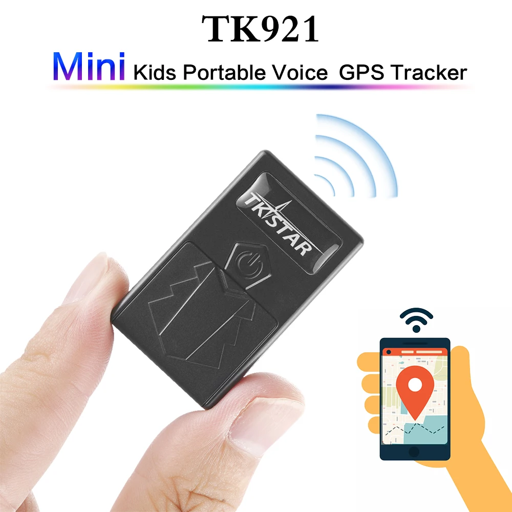 Портативный мини-GPS-трекер локатор TK921 для детей сигнал SOS устройство мониторинга