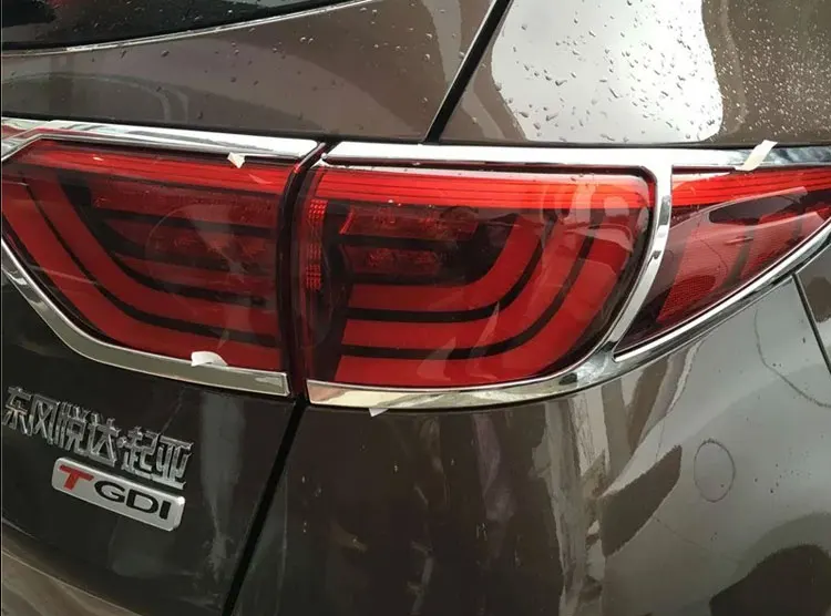 chrome strips cover reflector guard plates lights decorative accessories mouldings for kia kx5