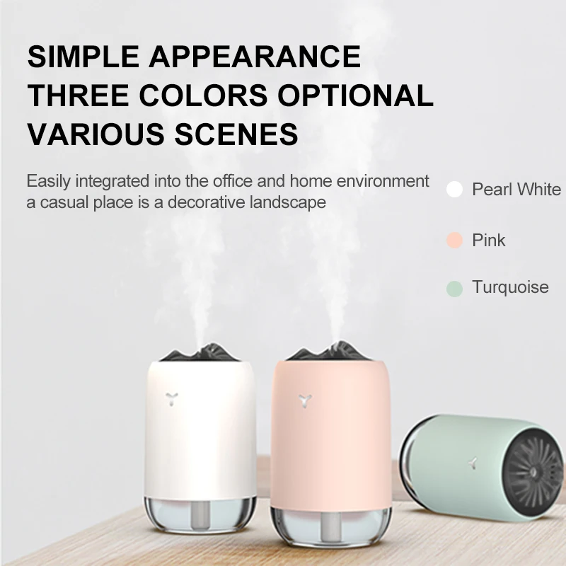 

2020 New Aromatherapy Air Humidifier 250ml Colorful Atmosphere Lights Essential oil Diffuser USB Aroma Diffuser For Home Office