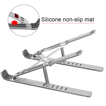 

Adjustable Heat Dissipation Laptop Stand Holder Universal Aluminium Alloy PC Computer Notebook Tablet Support for All Laptops