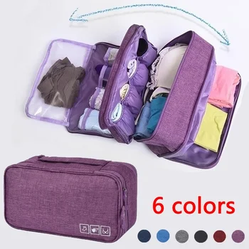 

Multifunctional waterproof storage bag Travel underwear storage bag multi-layer finishing Organizer bag