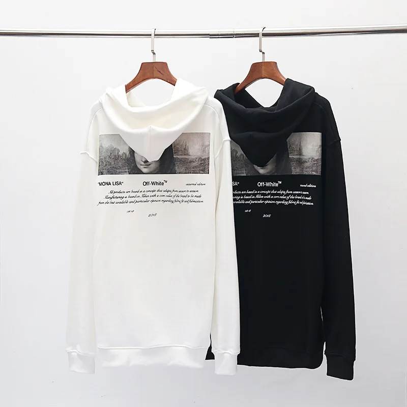 Топ off-white Ow qualified 04 с капюшоном Мужские Женские Парные толстовки повседневные спортивные