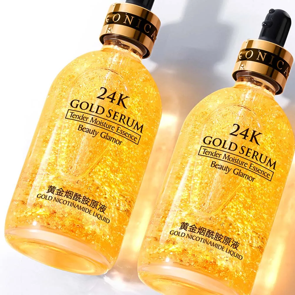 

24K Gold Essence Anti-Wrinkle Anti-Aging Collagen Moisturizing Hyaluronic Acid Repair Shrink Pores Hyaluronic Acid Liquid