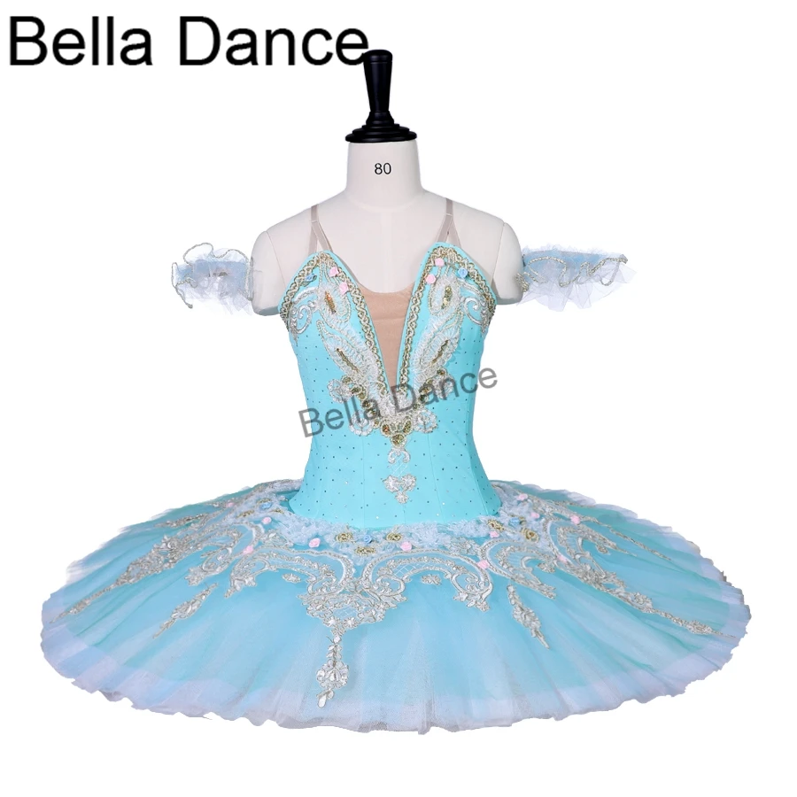 Professional Ballet Tutus Blue Black Le Corsaire Performance Tutu Costume Raymonda Platter Pancake Ballet Tutu SkirtBT9059B