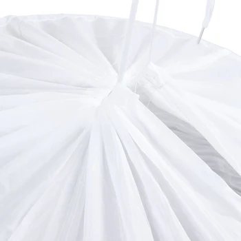 

Drawstring Wedding Bridal Petticoat Six Hoops Larges Full White