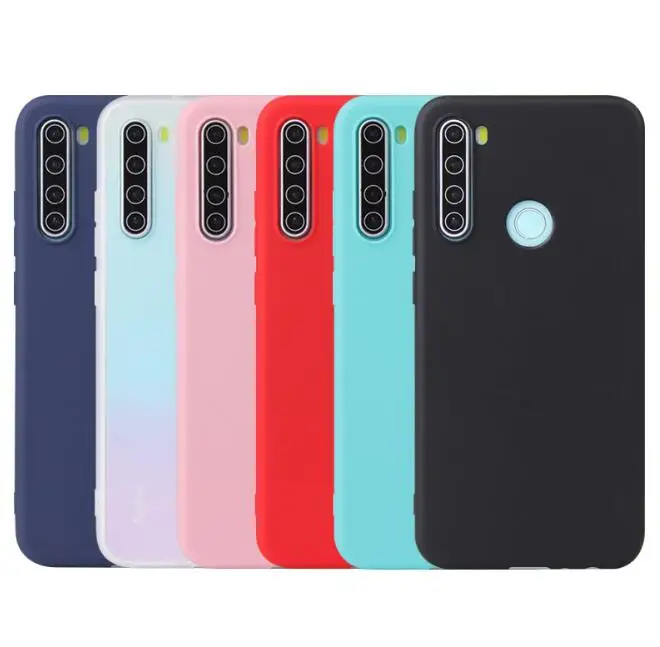 Чехол для Xiaomi Redmi note 8 pro роскошный тонкий мягкий силиконовый чехол полноразмерный