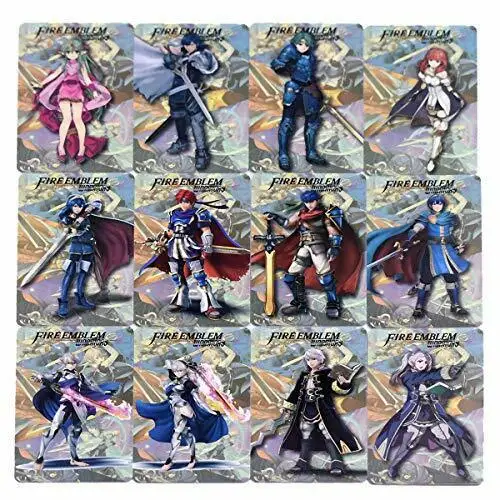 Пожарная эмблема три дома воины NFC бирка карты Ntag215 12 шт./упак. для Amiibo Новый 3DS Sw с