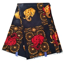 На заказ Модная Анкара африканская вощеная ткань принтом настоящий голландский воск для ткани ткань высокого качества pagne восковая ткань