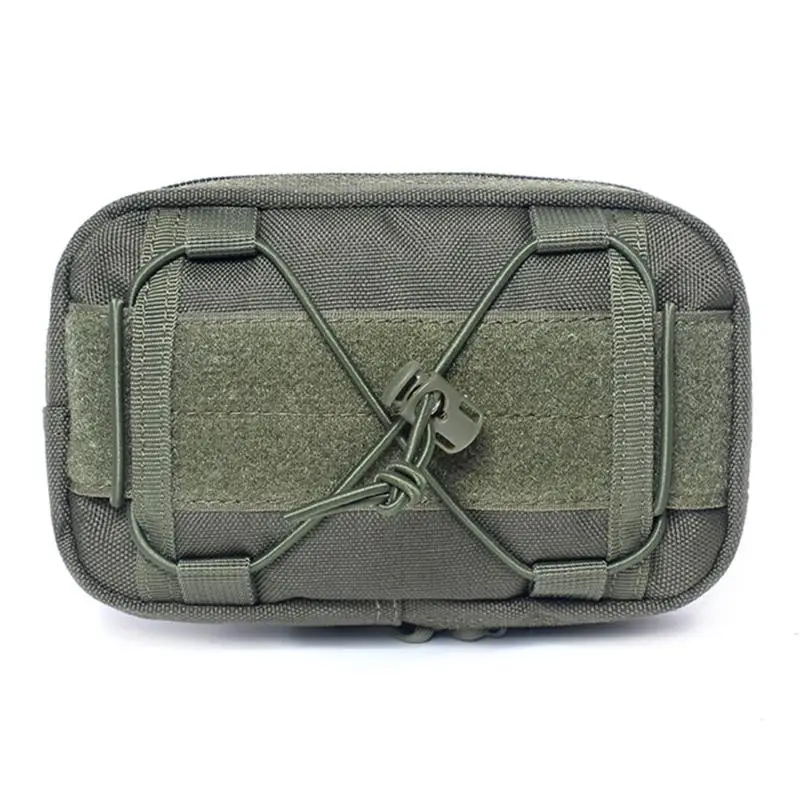 Army Green 1000D Ткань Оксфорд Открытый Molle сумка тонкая талия плечо сумка для охоты кемпинг сумки через плечо - Цвет: Army Green