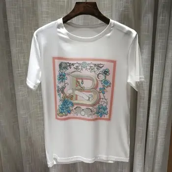 

Tee shirt for women Cool Female Tshirt Natural silk T-shirts 80s 90s street style Girl Tops Funny 2020 summer