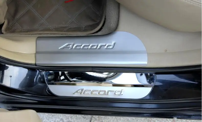 Применяется только для Honda eight generation Accord refit Добро пожаловать педаль порога полоса защита против натирания полосы 08-13 обшивка тела полоса