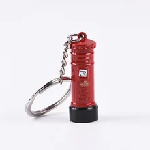 Почтовый ящик из сплава Великобритании, брелок напрямую от производителя, металлических сувениров для путешествий, настраиваемый креативный брелок