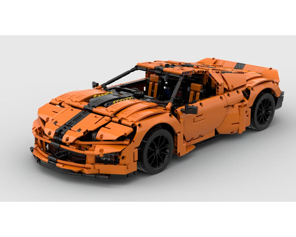 Новая технология Legoins строительный блок moc 47799 fusion GT z88 спортивный автомобиль с