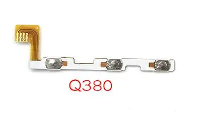 Q380 Мощность вкл/выкл и переключатель громкости гибкий кабель для Wiko HS2 Q380 Q385 Q412 Q424 Q461 Q372 Q402 Q426 Q412 Q409 Q417 Q416 Q391 - Цвет: Q380