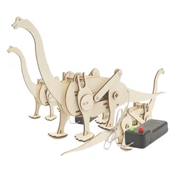 Matériel de bricolage pour enfants, machine de démontage, tige d'étudiant de dinosaure, jouets éducatifs, artisanat de créativité pour enfants 