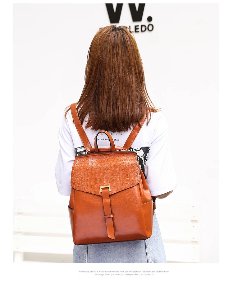 nuevo mujer mochila de alta calidad de marca de cuero de mujer mochilas de mochila de calidad de gran capacidad bolso de es