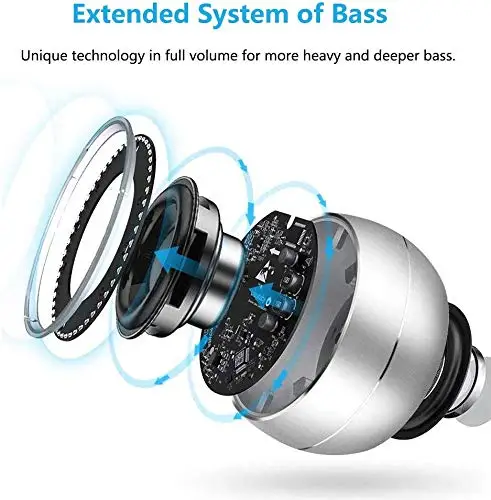 Bluetooth-колонки с микрофоном, функцией громкой связи, встроенным микрофоном, усиленными басами для iPhone, iPad, BlackBerry, samsung и т. д