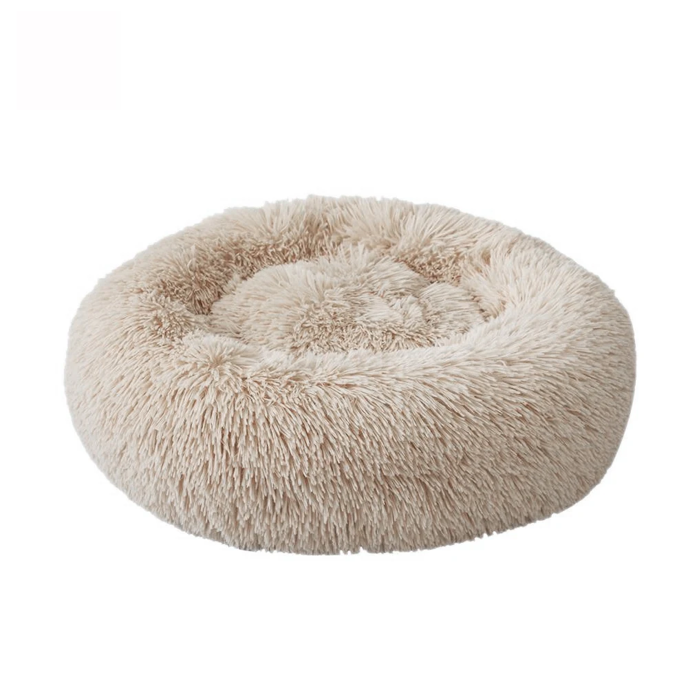 Soft Pet Dog Bed Kennel Puppy House Round Dog Cat Winter Warm Sleeping Cushion Mat Portable Pet Bed 40/50/60/70/80/100 cm - Цвет: 8
