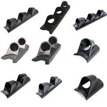 Универсальный автомобильный модифицированный инструмент 52 мм, стойка для измерителя с левым рулем, держатель для автомобильного датчика 2 дюйма, одинарный/двойной/тройной Универсальный автомобильный модифицированный инструмент 52 мм, стойка для измерителя с левым рулем, держатель для автомобильного датчика 2 дюйма, одинарный/двойной/тройной