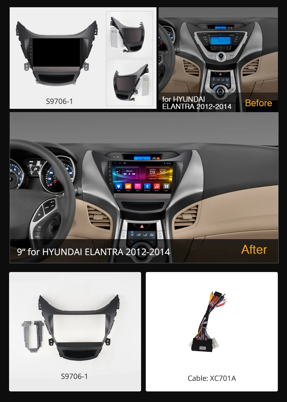 Ownice K1 K2 K3 K5 K6 ANDROID 9,0 8 core автомобильный DVD gps радио для HYUNDAI ELANTRA 2011 2012 2013 4 аппарат не привязан к оператору сотовой связи DSP 360 панорама