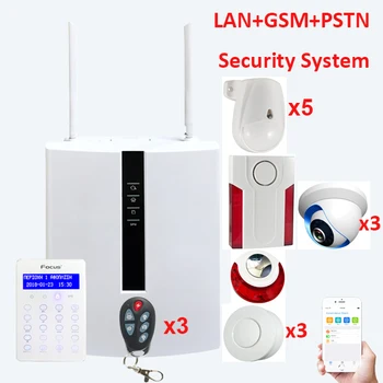 

Focus FC7688/plus TCP IP Intruder security camera alarm system with wireless detectors and sirens