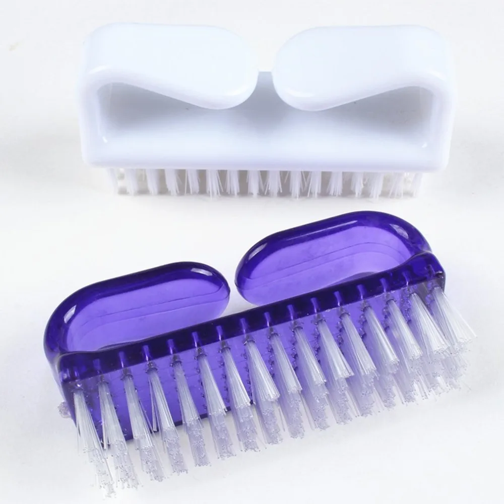 New Handle Grip Nail Brush Nail Hand Fingernail Scrubbing Cleaning Brush for Toes Nails Cleaner Pedicure Brushes