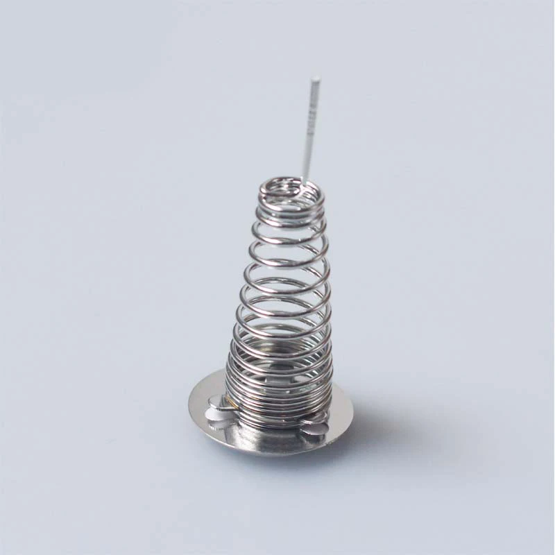 Stainless steel spring base bottom with adhesive light clay model accessories tip head and flat head two styles