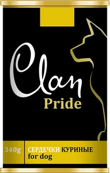 

CLAN CLAN PRIDE adult dogs with chicken hearts 340 g