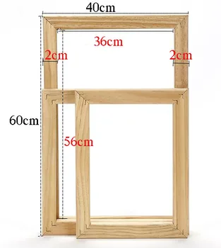 

Wood Frame For Diamond embroidery frame Canvas Painting Picture Factory Provide DIY Wall Photo Frame Poster Frame oil painting