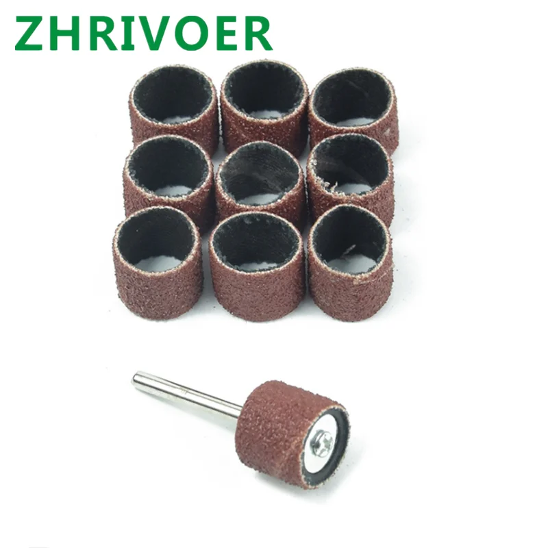 Sandpaper ring grinding head sandpaper roll metal derusting polishing wheel Bodhi peeling tool sandpaper grinding ring