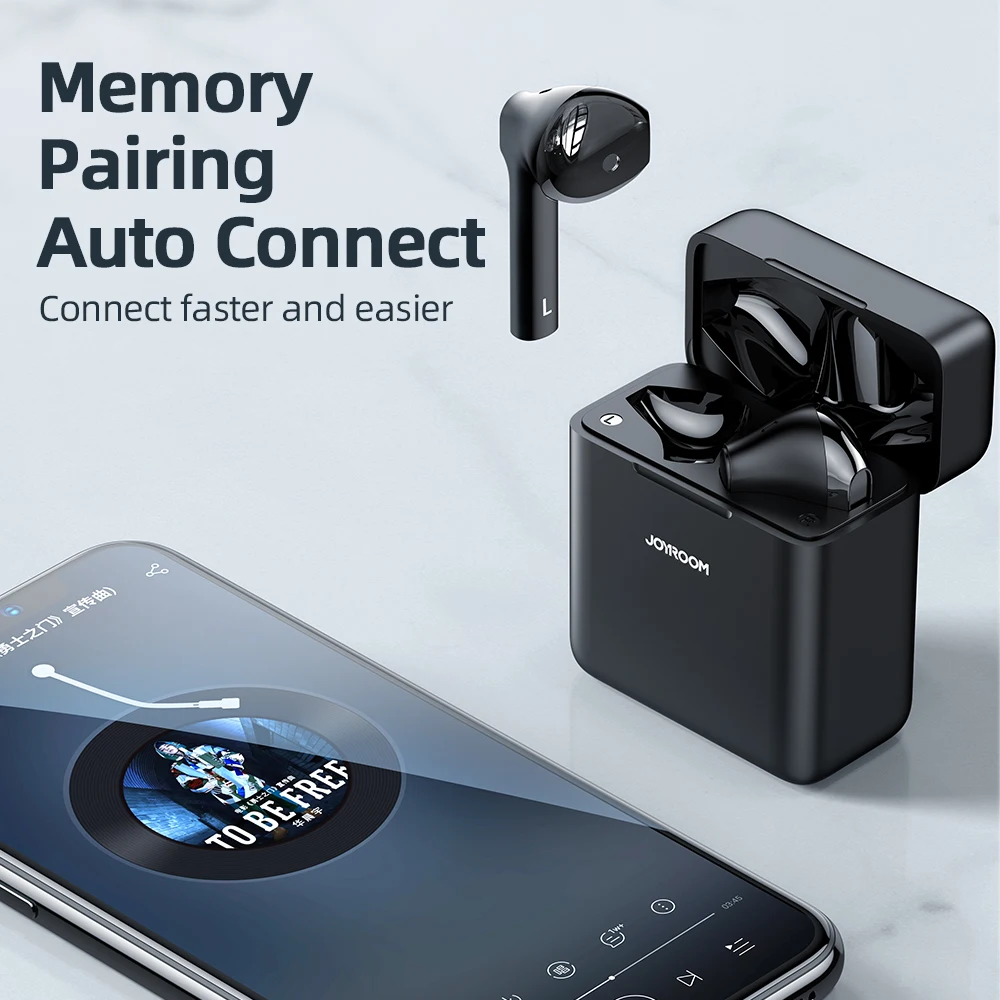 JOYROOM TL8 Bluetooth Earphone Wireless TWS Dual Connection Headphone Hall Earbuds with Microphone Headset Piano Sound