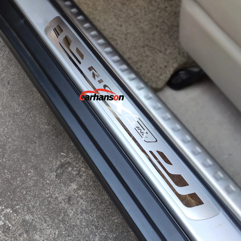 Car Styling Accessories For Kia Rio 3 4 5 X Line Door Sill Threshold Scuff Pedal Protector Stainless Steel Trim  2015 2017 2021