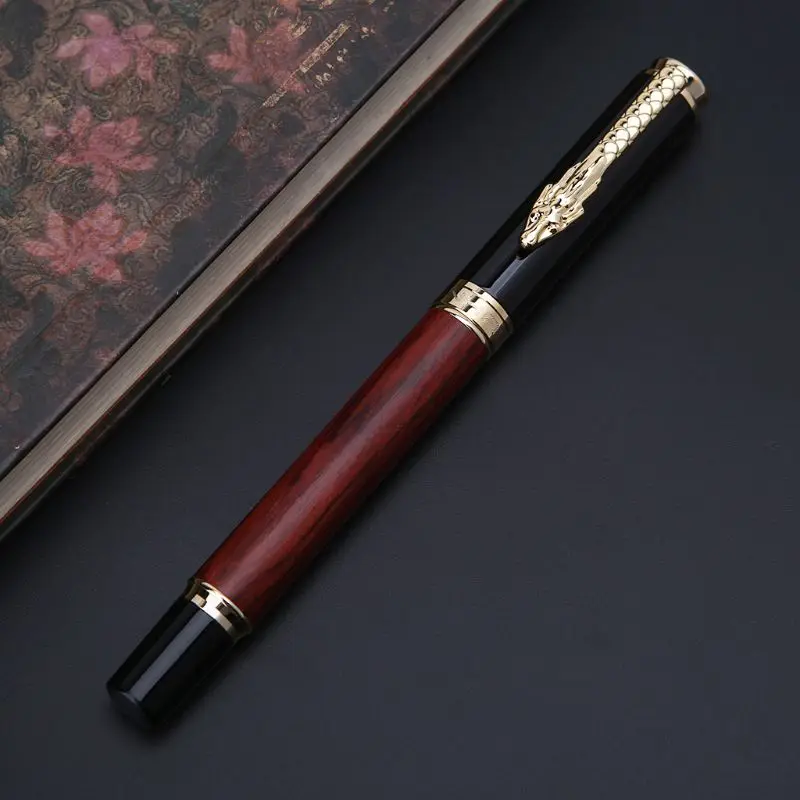 Jinhao 8802, Ретро стиль, авторучка, деловая, Студенческая, 0,5 мм, средний, тонкий, перо, каллиграфия, офисные принадлежности, инструмент для письма D08B