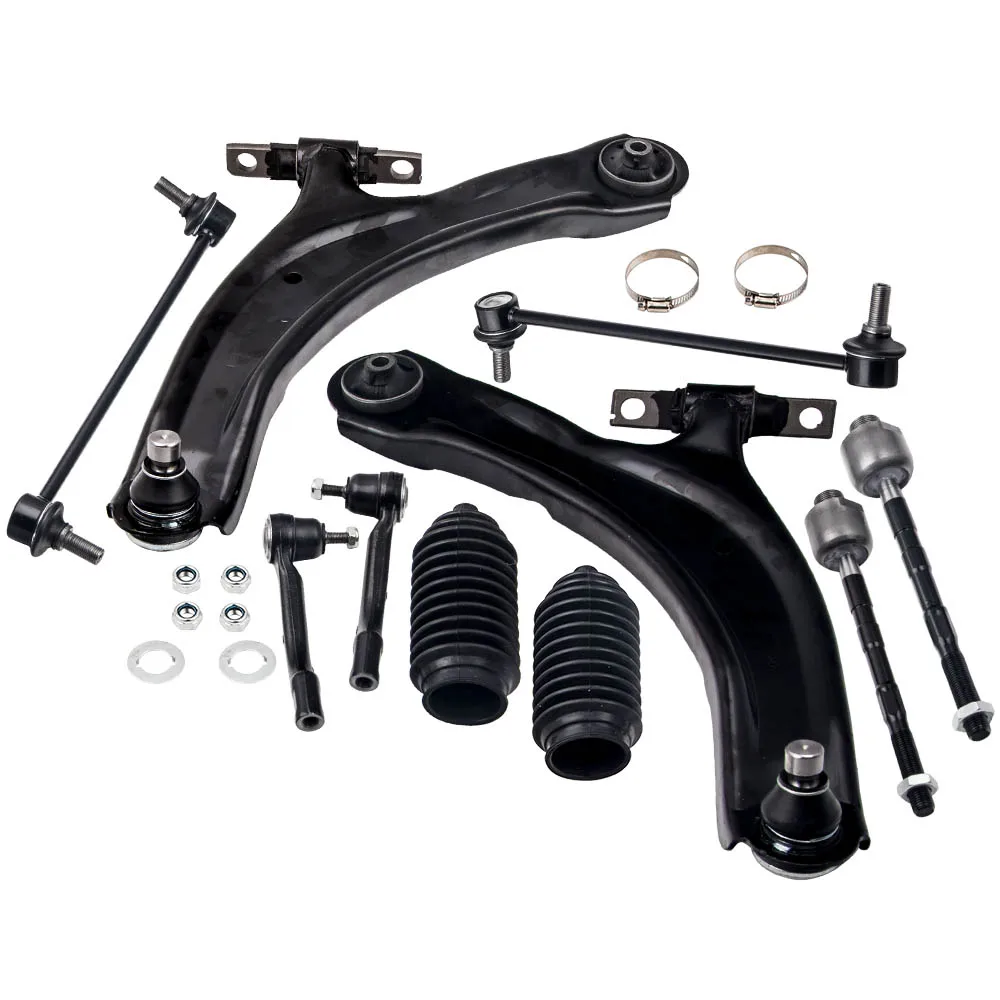 10 Pcs Front Lower Control Arm Assembly for Nissan Rogue 2008 2013